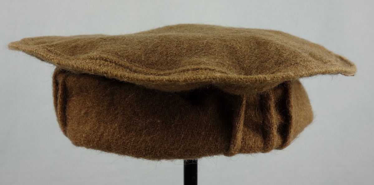 A Nuristani cap, or pakol, from Afghanistan. Late twentieth century.
