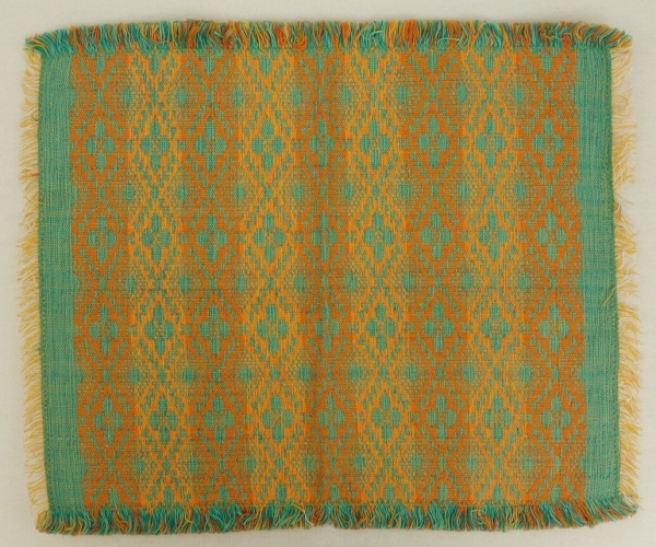 Sample of so-called Akhmim taqueté weave, Egypt, late 20th century.