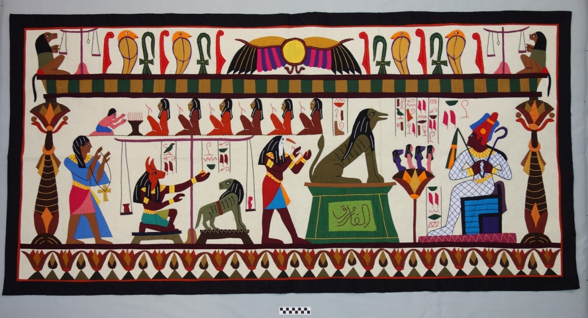 Appliqué panel from the Street of the Tentmakers, Cairo, Egypt, 2014.