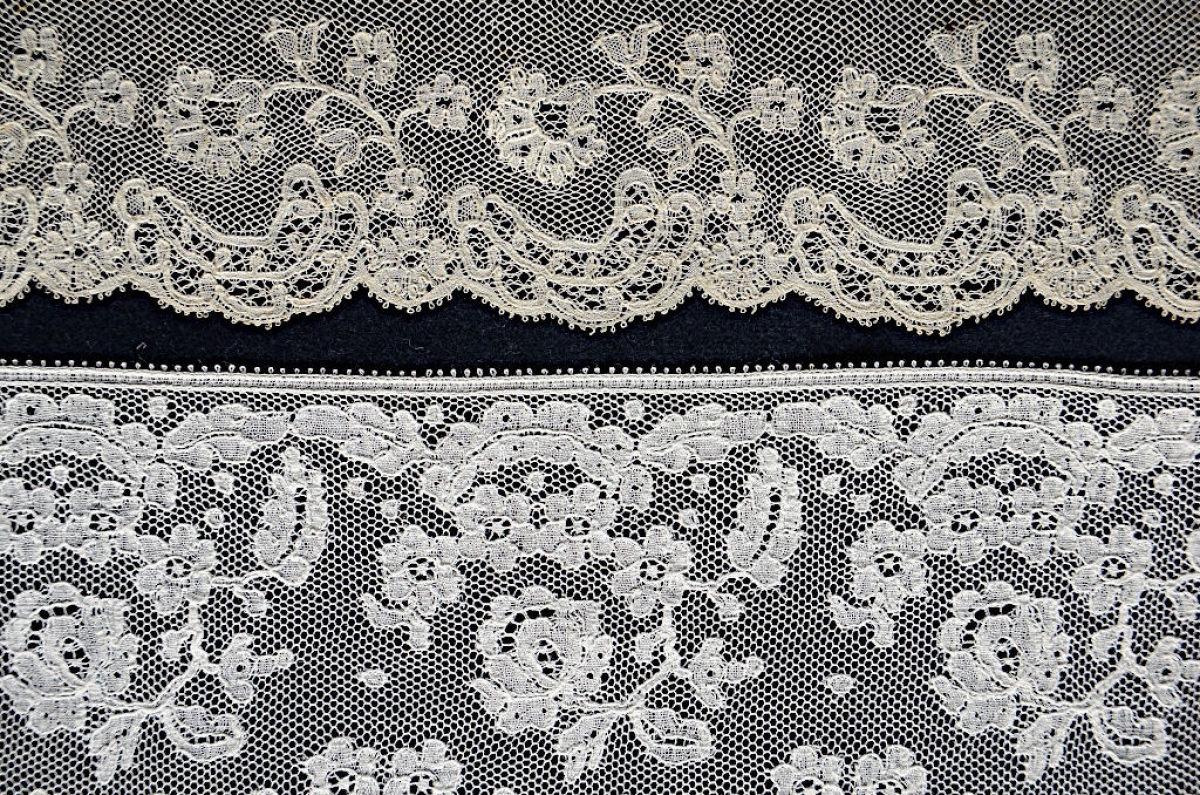 6. Two pieces of straight lace