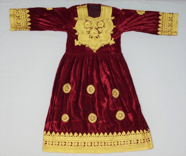 A festive dress for a Pashtun woman, late twentieth century.