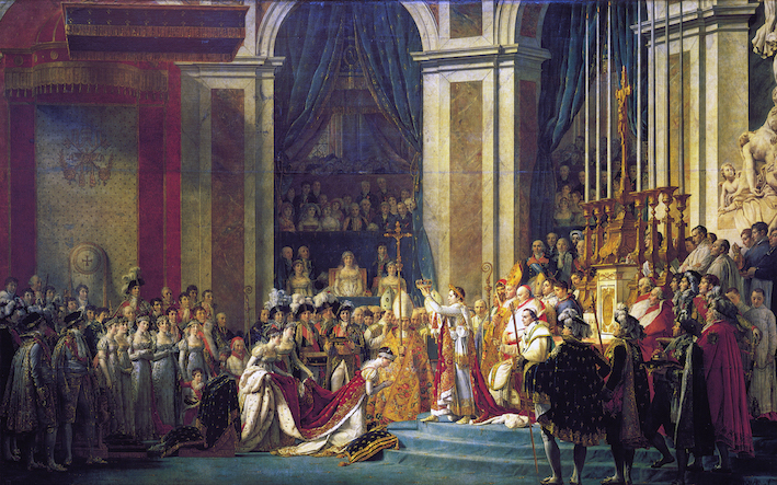 Jacques Louis David , The Coronation of Napoleon, 1804.