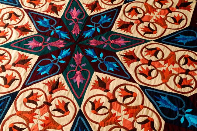 Appliqué from the Street of the Tentmakers, Cairo, Egypt. TRC collection 2013.0442. Photograph: Joost Kolkman.