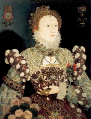 Elizabeth I of England, by Nicholas Hilliard (1547-1619)., c. 1574.