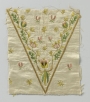 Embroidered Silk from The Netherlands, Late Seventeenth Century