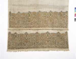 Turkish yaglik (embroidered towel), mid-19th century.