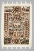 'Georgian Times', a nakshi kantha embroidered picture, designed by Surayia Rahman in Bangladesh, 2003.