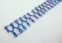 Example of the interlaced band stitch.