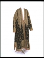 Kashmir coat with gold thread embroidery. 19th century.