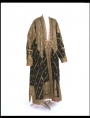 Kashmir coat with gold thread embroidery. 19th century.