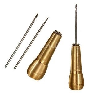 Example of a metal stitching awl.