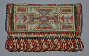 A decorated quill work cuff (early 20th century).