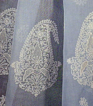 Chikan embroidery from Lucknow