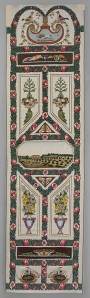 Embroidered panel, designed by Jean Dugourc