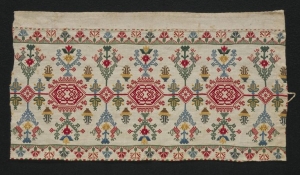 Embroidered border from the island of Milos Pholegandros, Cyclades, Greece.