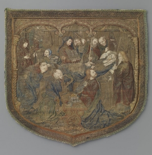 Hood of a cope, c. 1500-1525, Netherlands.