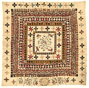 The Rajah quilt, early 19th century.