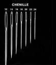 Set of chenille needles.