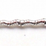 Example of silver crinkle cordonnet.