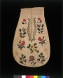 Embroidered woman&#039;s pocket, early 18th century, England.
