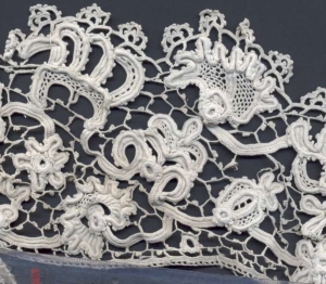 Example of mid-19th century Irish crochet lace.