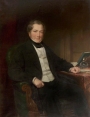 John Heathcoat, 1783-1861. Oil  on canvas by William Gush