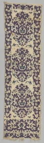 Embroidered curtain from Algeria, 19th century.