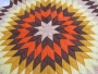 Modern patchwork with star pattern.
