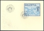 Swiss postage stamp, 2000, machine-made embroidery.