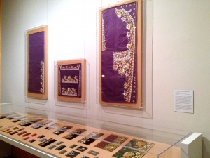Impression of the exhibition &#039;Elaborate Embroidery: Fabrics for Men&#039;s Wear before 1815&#039;, in the Metropolitan Museum of Art, New York, 2015.
