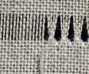 Basic hemstitch.