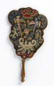 Embroidered fire screen, The Netherlands, c. 1700.