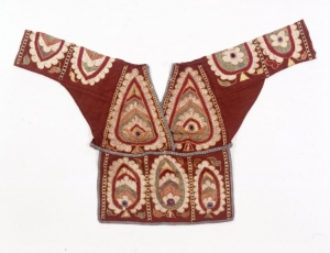 Blouse attributed to the Banjaras from Himachal Pradesh, India.