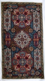 Cotton cover with silk embroidery, perhaps for a cushion. Azerbaijan, late-17th century.