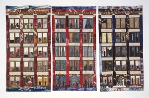 Street story quilt, by Faith Ringgold, USA, 1985.