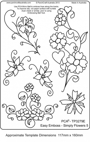 Commercial embroidery template from Australia.