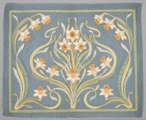 Cushion cover Art Embroidery Vocational School, Vienna, late 19th - early 20th century.