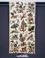 Bed panel with crewel work, England, late 17th century.