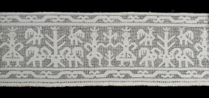 Early 17th century punto tirato. Italy.