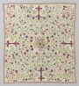 Indian quilt embroidered with ari hook and chain stitch, 19th century.