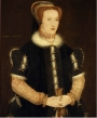 Portrait of Bess of Hardwick, c. 1521-1608, by Hans Ewouts or one of his students.