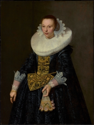 Portrait of a Young Woman, by the Dutch master, Nicolaes Eliasz. Pickenoy, in 1632.