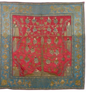Embroidered podea dated AD 1773 from Georgia.