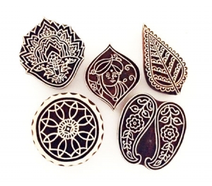 Indian embroidery blocks.