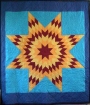 Example of a native North American star quilt.