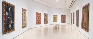 Exhibition of Ralli quilts, Michigan State University, 2014.