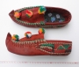 Pair of woman&#039;s shoes from Gilan, Iran, 20th century.