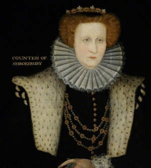 Bess of Hardwick (c. 1580), 1521-1608, by an unknown artist.