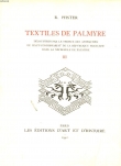 Title page of Pfister's Textiles de Palmyre III, 1940.