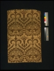 Piece of woven silk brocatelle, UK, mid-19th century.